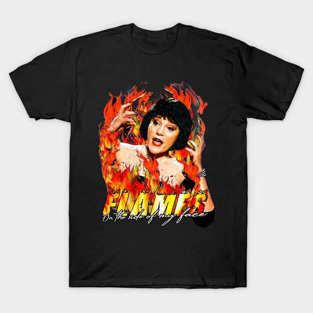 Flames on the side of my face popular T-Shirt by RAINYDROP